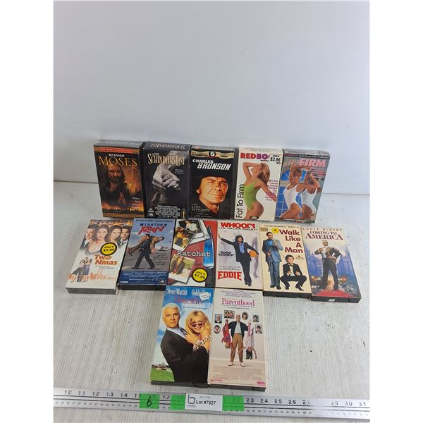 Various VHS Movies - Charles Bronson, Parenthood, Midnight Run