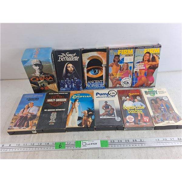 Various VHS Movies - Harley Davidson, Country Line Dancing, The Unforgiven