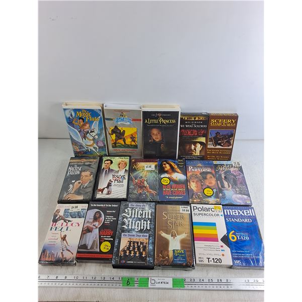 Various VHS Movies - The Greatest Adventure, The Magic Flute, The Little Mermaid