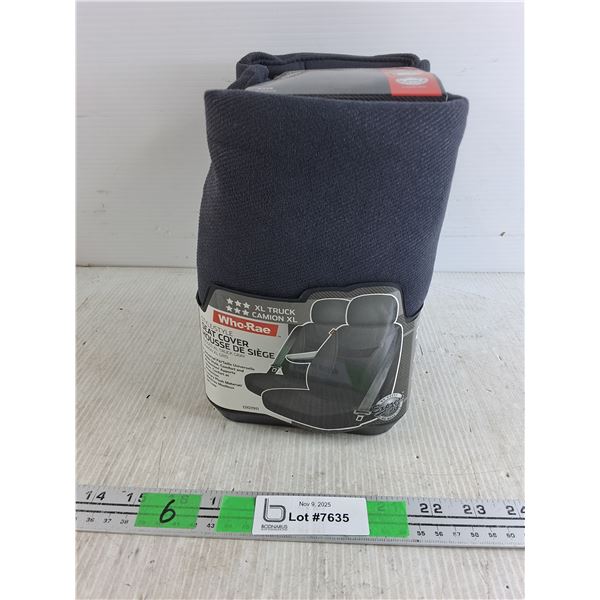 Who Rae Rugged XL Truck Seat Covers - Gray