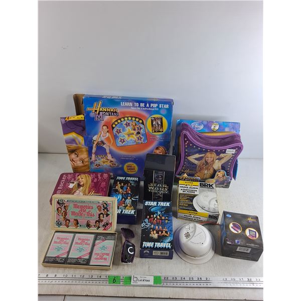 AC Powered Smoke Alarms, Star Wars & Star Trek VHS Movies, Hannah Montana Sunglasses, Misc