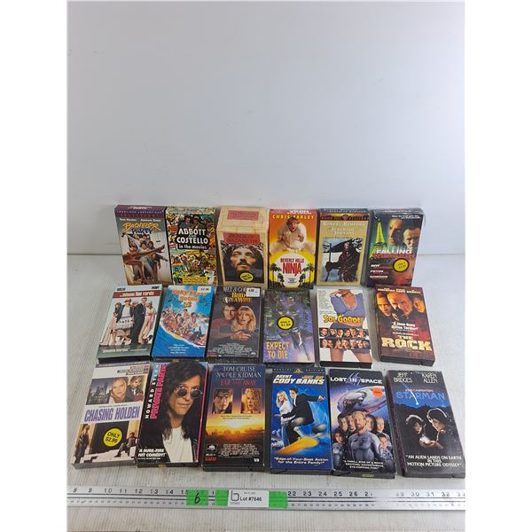 Various VHS Movies - Beverly Hills Ninja, Falling Through, Lost in Space