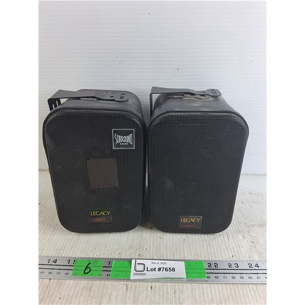 Legacy Speakers - As Is, 7" x 4" x 5"