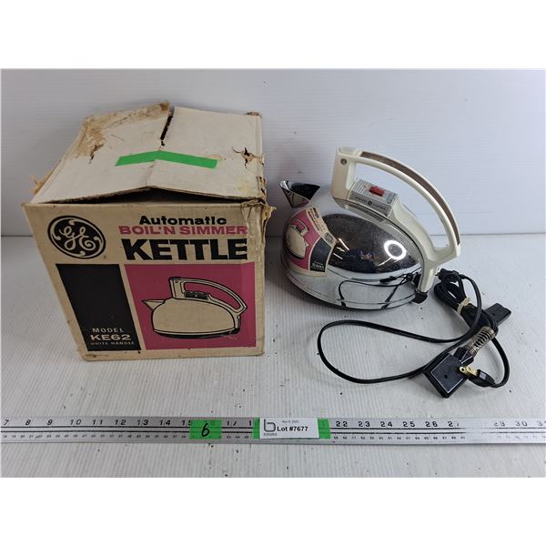Vintage General Electric Automatic Boil N Simmer Kettle - As Is