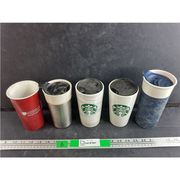 Starbucks & U of S Glass Cups