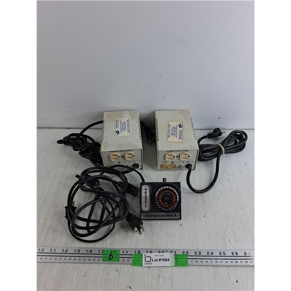 (2)  Power Conditioners, Intermatic Master Control - As Is