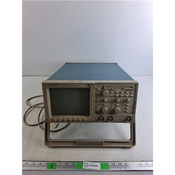 Vintage Tektronix Two Channel Digital Real Time Oscilloscope - As Is, 17" x 13" x 6", Cannot Ship