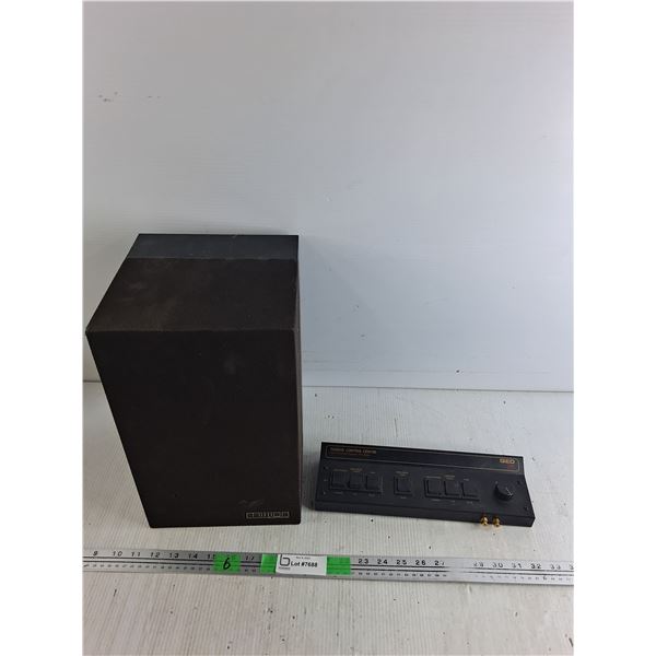 Mission Electronic Speaker 14" x 8" x 8", QED Passive Control Centre - As Is