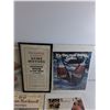 Image 3 : Vintage Coca Cola Posters 13" x 10", Framed Acme Motors Announcement 15" x 8", Norman Rockwell Book