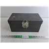 Image 1 : Vintage Metal Cash/ Security Box 6" x 12" x 7" , No Key
