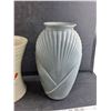 Image 3 : (2) Ceramic Vases, 10" & 13", Cannot Ship
