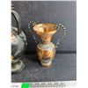 Image 3 : (2) 8" Metap Vases, 11" Handmade Ceramic Vase - Greece, Amphora