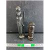 Image 1 : (2) Tribal African Wood Carvings 14" & 9"