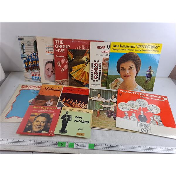 Various Vinyl Records - Joan Karasevich, Peter Hnatiuk, The Group Five