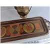 Image 5 : Brass Tea Pot, 24" x 8" Metal Serving Tray