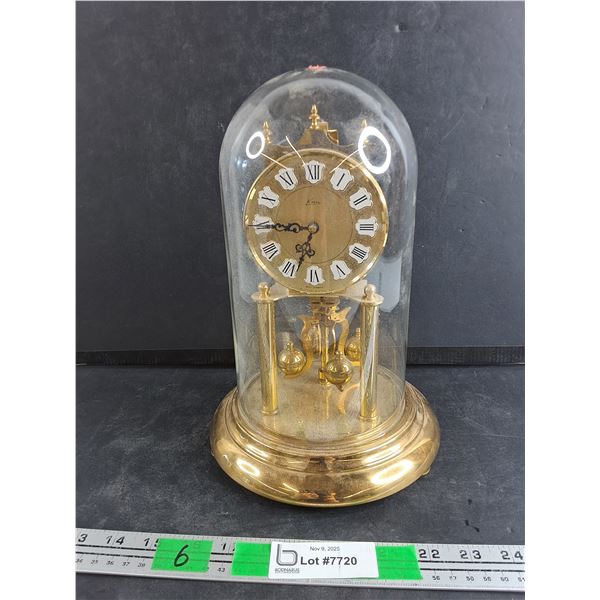 Torsion Pendulum Clock - Made in West Germany, As Is