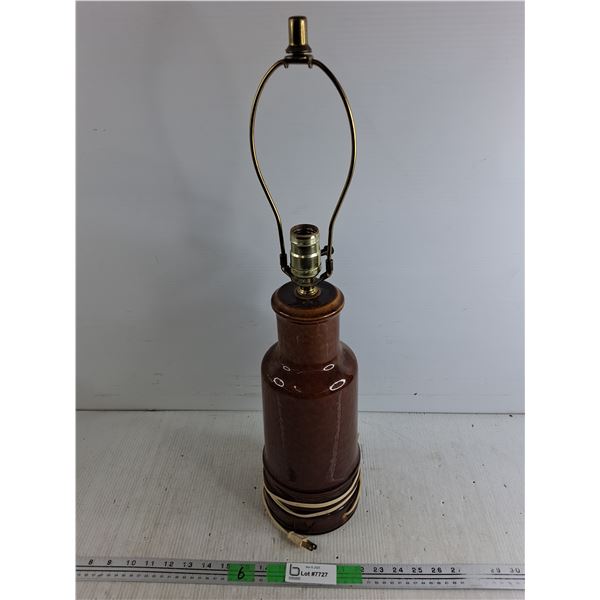 25" Desk Top Lamp, Powers On, As Is, No Shade, Cannot Ship