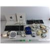 Image 1 : Vintage Apple Keyboards & USB Mouses, Software CDs, Zip250 Reader, Mac G4 Manuals - as Is