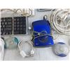 Image 5 : Vintage Apple Keyboards & USB Mouses, Software CDs, Zip250 Reader, Mac G4 Manuals - as Is