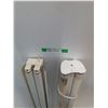 Image 3 : *(2) Fluorescent Light Fixtures 49" x 4" x 3", Powers On, As Is, Cannot Ship