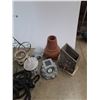 Image 4 : *Garden Lot - Plant Holders, Birdhouse, Hose, Misc, Cannot Ship