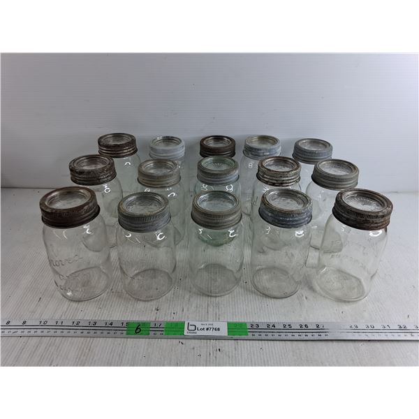 (15) Mason Jars - Cannot Ship