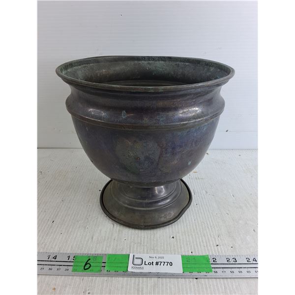 Brass Pot 9" x 8 1/2"