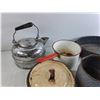 Image 2 : Metal Tea Pot, Enamel Pots, Enamel Baking Dish 14" x 10"