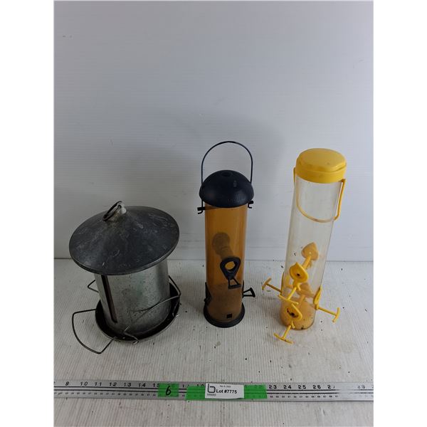 (3) Bird Feeders