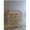 Image 2 : Sterlite 3 Drawer Plastic Storage Unit - 14" x 13" x 10.5"