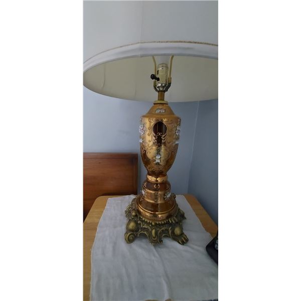 (2) Lamps 36"t (20" shade plus 16"t base), base width 9"-Cannot Ship
