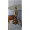 Image 1 : (2) Lamps 36"t (20" shade plus 16"t base), base width 9"-Cannot Ship