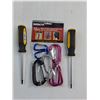 Image 4 : Aviation Tin Snips,4 in 1 Laser Measuring Tool,Socket Adapter Kit,Pry Tool Spudger Set,(2) Screwdriv