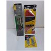 Image 2 : Turbo Swivel Star Key Set,Extra Long Ball End Hex Key Set,Flashlight,Linoleum Knife and more as pict