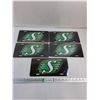 Image 1 : (5) Saskatchewan Roughrider Decorative License Plates-sealed