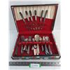 Image 1 : Stainless Steel Cutlery Box Set 15x11x3"