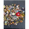 Image 3 : Large Quantity & Assortment of Lapel Pins w/Decorative Box