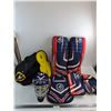 Image 1 : Warrior Youth Size Goalie Helmet & Pads w/Equipment Bag