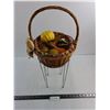 Image 1 : Artificial Fruit/Vegetable Stand - 22" High