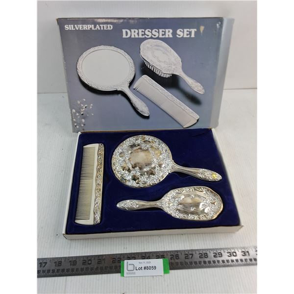 Silverplated Dresser Set