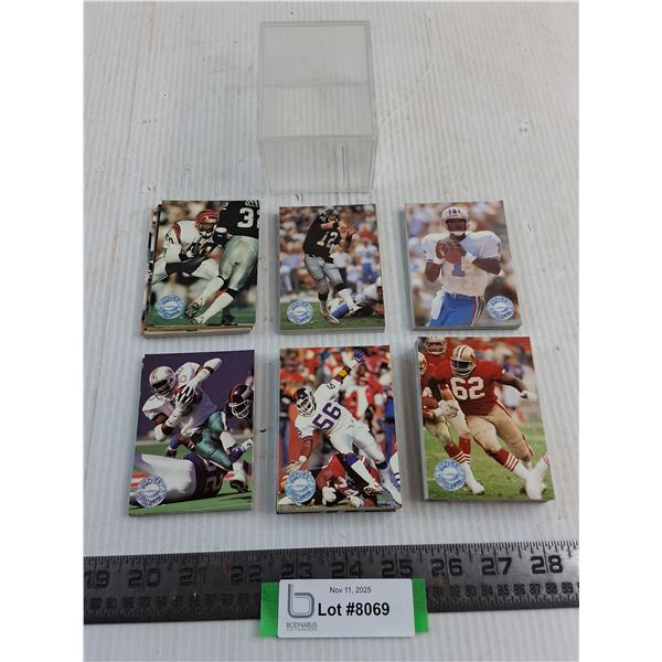 Container of 1991 Pro Set NFL Collector Cards - Authenticity Not Guaranteed