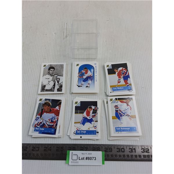 Container of Ultimate Sports Cards - NHL 1991 Draft Picks - Authenticity Not Guaranteed