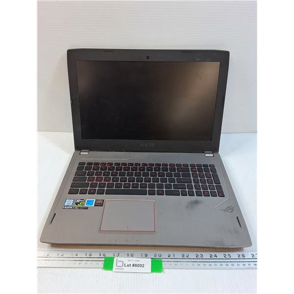 Asus 17 Republic of Gamers Laptop - Not Working, No Harddrive - As Is