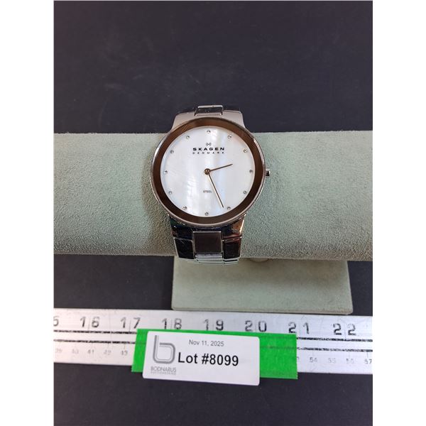 Skagen Davish Stainless Steel Quartz Watch - Works