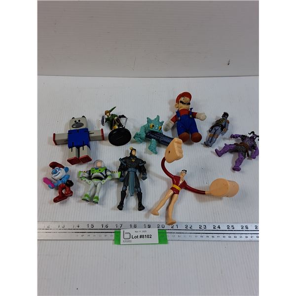 (10) Childrens Toy Figurines - Various