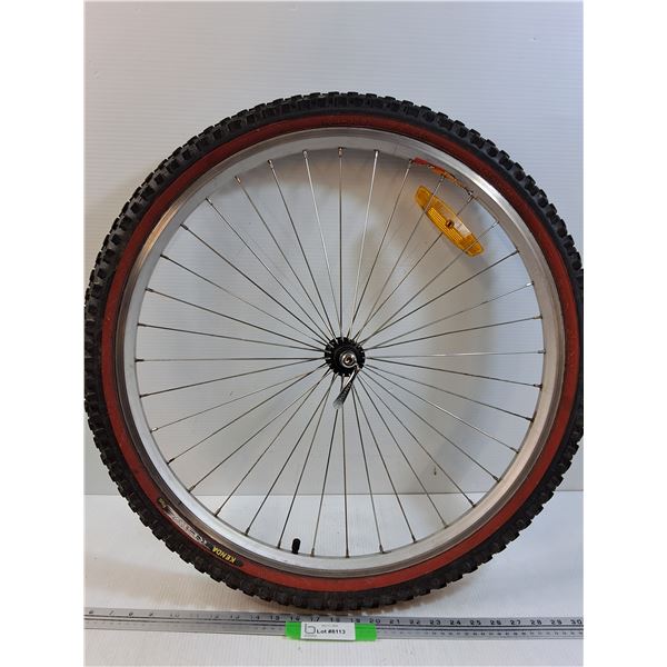 * Front Bicycle Tire 26" - Tire Holds Air