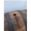 Image 4 : ** Wine Wooden Cedar Barrels on Metal Stands - Stand: 37" x 24" x 26 - CANNOT SHIP