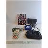 Image 1 : Toronto Maple Leafs Sandwich Container/ Black Purse/ Beer Coasters/ Misc.