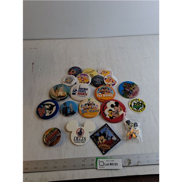 Pin Back Buttons - Destinations/ Telemiracle