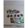 Image 1 : (30) Collectable Pokemon Discs/ Medals/ Peanuts Collectable Cards
